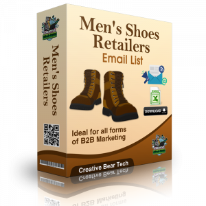 Men's Shoes Retailers B2B Email Marketing List