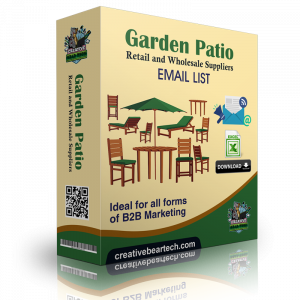 Garden & Patio Retail and Wholesale Suppliers B2B Email List